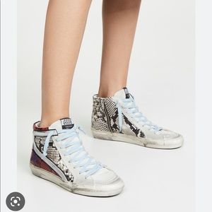 Golden Goose Snakeskin Sneakers